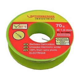 Bobine Étain Électronique 1 Mm, 70 G. Rothenberger