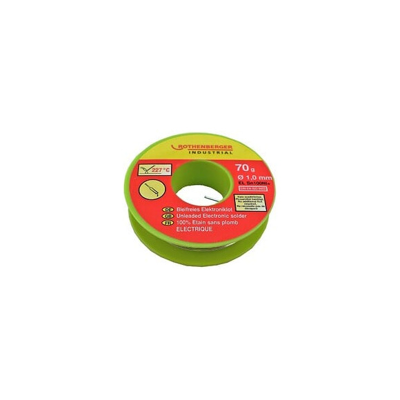 Bobine Étain Électronique 1 Mm, 70 G. Rothenberger