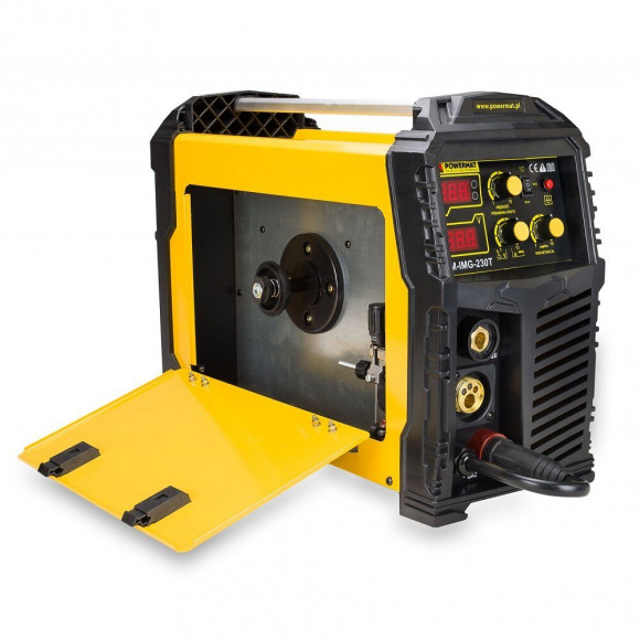 Power Tool - Poste À Souder Migomat Mig / Mag / Tig / Mma 230a - 6,1 Kva/5,8 Kva - 230 V / 50 Hz - Jaune