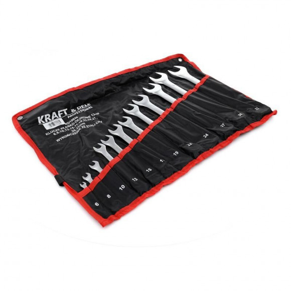 Dcraft - Jeu De Clés Mixtes - 12 Clés - Dimensions De 6 À 32 Mm - Clés Mixtes - Noir