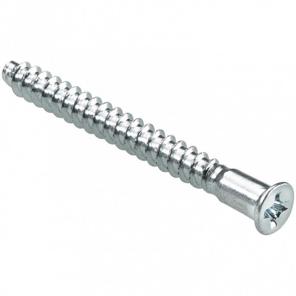 Lot De 8 Vis Assemblage Acier Zingué Hettich, L.50 Mm