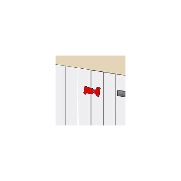 Charnière Forte Acier Prépeint, H.130 X L.95 X P.21 Mm