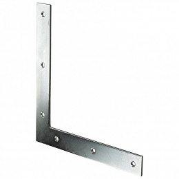 1 Équerre D'assemblage Plate Acier Zingué Hettich, L.160 Mm