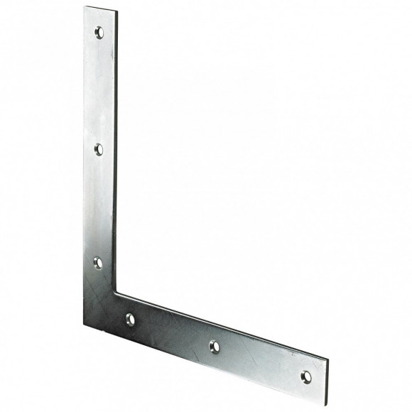 1 Équerre D'assemblage Plate Acier Zingué Hettich, L.160 Mm