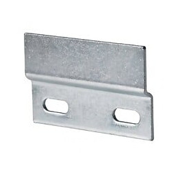 Lot De 2 Profils Pour Suspension De Meubles Hauts Acier Zingué Hettich, L.45 Mm