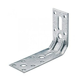 1 Équerre De Renfort Acier Zingué Hettich, L.70 Mm