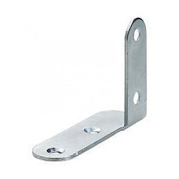 Équerre De Cadre Coudée Acier Zingué Hettich, L.45 Mm