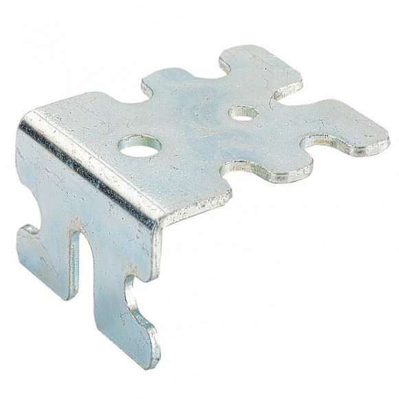 1 Équerre Système 32 Acier Zingué Hettich, L.50 Mm