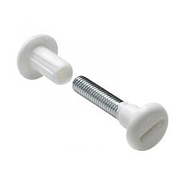 Lot De 10 Vis D'assemblage Plastique Brut Hettich, L.45 Mm