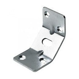 1 Renfort D'angle Pour Table Acier Zingué Hettich, L.50 Mm