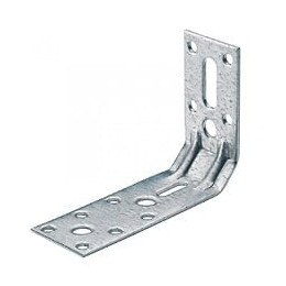 1 Équerre De Renfort Acier Zingué Hettich, L.100 Mm