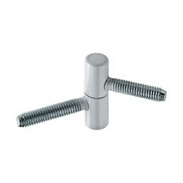 Lot De 2 Fiches À Visser Hettich, Acier Laqué, H.34 X L.10 Mm