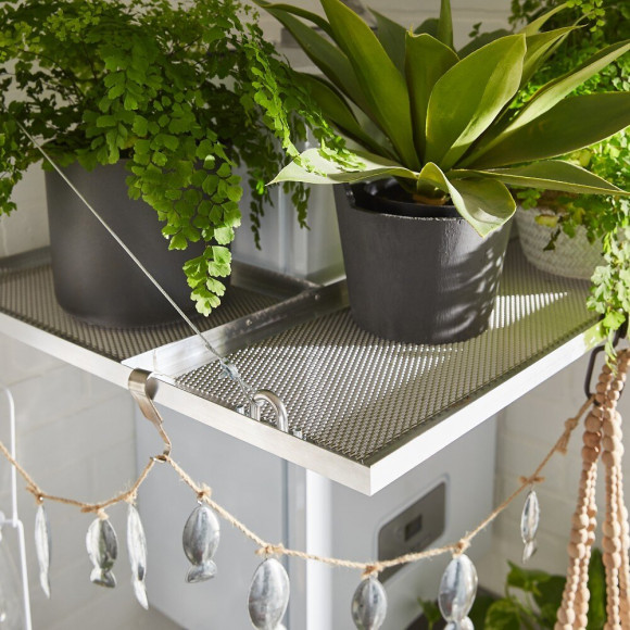 1 Équerre D'assemblage Plate Acier Zingué Hettich, L.60 Mm