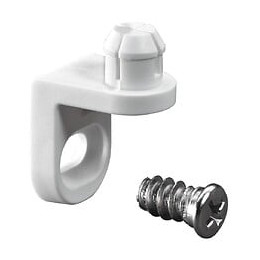 Lot De 12 Équerres D'assemblage Pour Paroi Arrière Plastique Brut Hettich