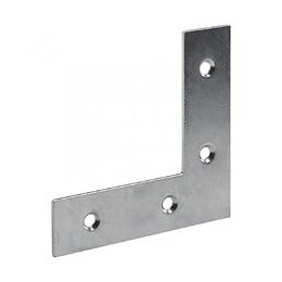 1 Équerre D' Assemblage Acier Zingué Hettich, L.80 Mm