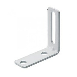 1 Équerre Réglable Acier Brut Hettich, L.55 Mm