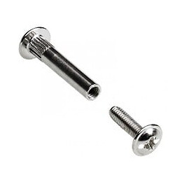 Lot De 10 Vis D'assemblage Acier Nickelé Hettich, L. 28mm À 38 Mm