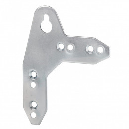 Lot De 2 Attaches Pour Suspension De Meuble Haut Acier Zingué Hettich, L.75 Mm