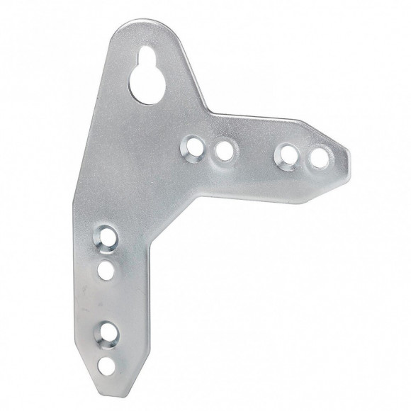 Lot De 2 Attaches Pour Suspension De Meuble Haut Acier Zingué Hettich, L.75 Mm