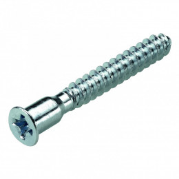 Lot De 16 Vis Direkta Acier Chromé Hettich, L.50 Mm