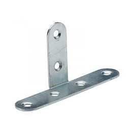 1 Équerre T Coudé Acier Zingué Hettich, L.40 Mm