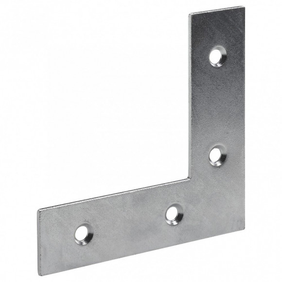 1 Équerre D' Assemblage Acier Zingué Hettich, L.80 Mm