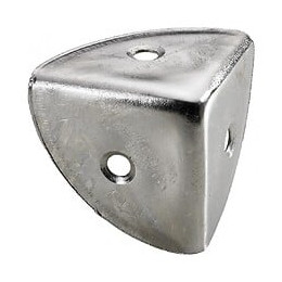 Coin De Valise À Visser Acier Nickelé Hettich, L.28 Mm