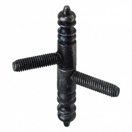 Lot De 2 Fiches À Visser Hettich, Acier Vieilli, H.66 X L.9 Mm