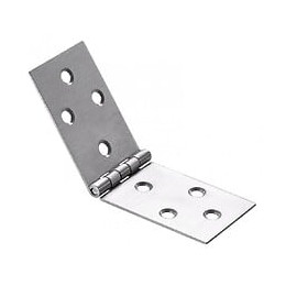 Charnière Universelle Inox Pour Meuble, L.40 X L.120 Mm