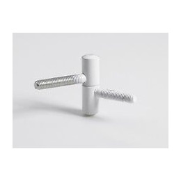 Lot De 2 Fiches À Visser Hettich, Acier Laqué, H.36 X L.15 Mm