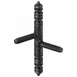 Lot De 2 Fiches À Visser Hettich, Acier Vieilli, H.90 X L.9 Mm