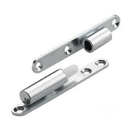 Lot De 2 Paumelles Acier Pour Meuble Hettich, L.97 X L.70 Mm X Diam.8 Mm