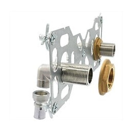 Double Sortie De Cloison Mâle Pour Tube Multicouche, Diam.16 Mm 20 X 27 Mm