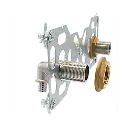 Double Sortie De Cloison Mâle À Glissement Pour Tube Per, Diam.16 Mm 20 X 27 Mm