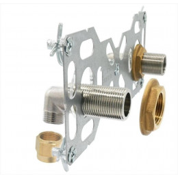 Double Sortie Cloison Mâle À Compression Pour Tube Multicouche,diam.16mm 20x27mm