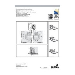 1 Charnière Universelle À Encastrer Ø35 Mm Ouverture 90°
