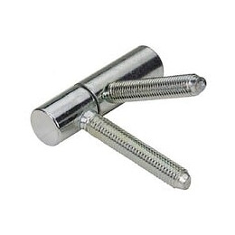 Lot De 2 Fiches À Visser Hettich, Acier Zingué, H.55 X L.15 Mm