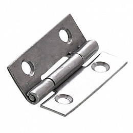 Charnière Universelle Inox Pour Meuble, L.30 X L.19 Mm