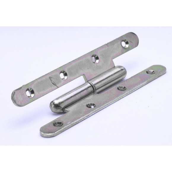 Paumelle Inox Pour Meuble Hettich, L.140 X L.55 Mm