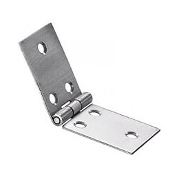 Charnière Universelle Inox Pour Meuble, L.30 X L.80 Mm