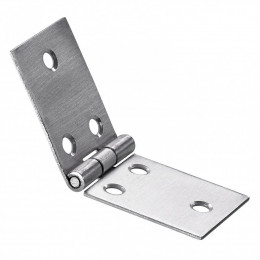 Charnière Universelle Inox Pour Meuble, L.30 X L.80 Mm
