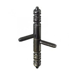 Lot De 2 Fiches À Visser Hettich, Acier Vieilli, H.106 X L.11 Mm