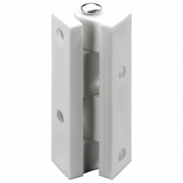 Lot De 2 Charnières Universelles Nylon Pour Meuble, L.45 X L.9 Mm