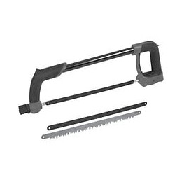 Scie Metaux 30cm Pro + 3 Lames Bois,métaux Fins, Métaux Epais