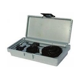 Coffret Scies Cloche + Lames + Mandrins + Mèche Et Clé