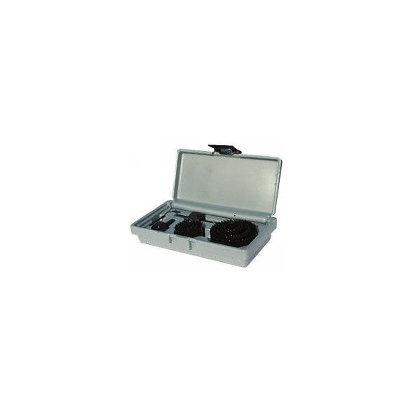 Coffret Scies Cloche + Lames + Mandrins + Mèche Et Clé