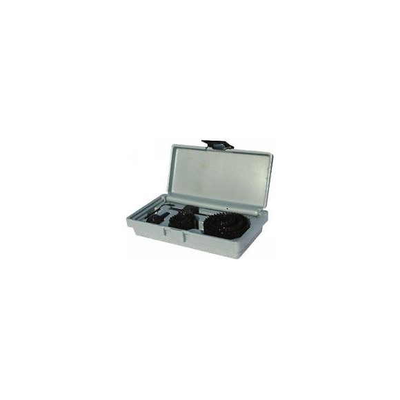 Coffret Scies Cloche + Lames + Mandrins + Mèche Et Clé