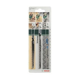 Lot De 3 Lames Coupe Multimatériau Bosch T123x, T234x, T345xf Pour Scie Sauteuse