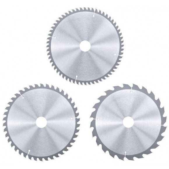 Jeu De 3 Lames De Scie 210 X 30 X 2,5 Mm