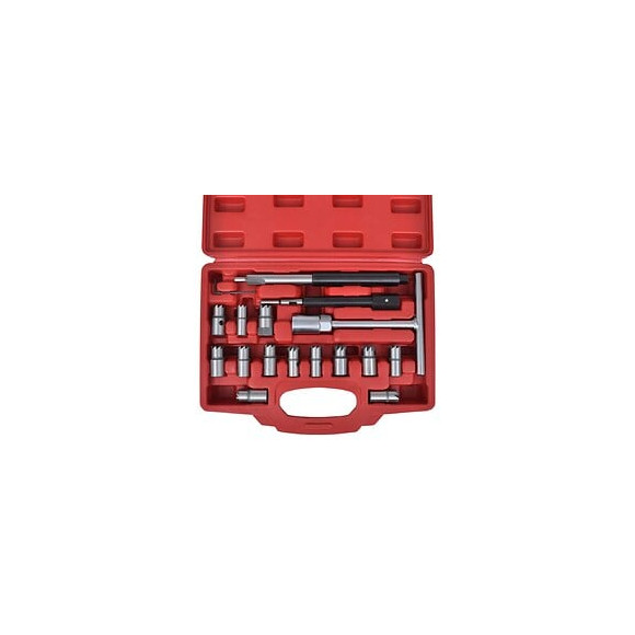 Kit Rectificateur De Siège D'injecteur Diesel 17 Pièces -